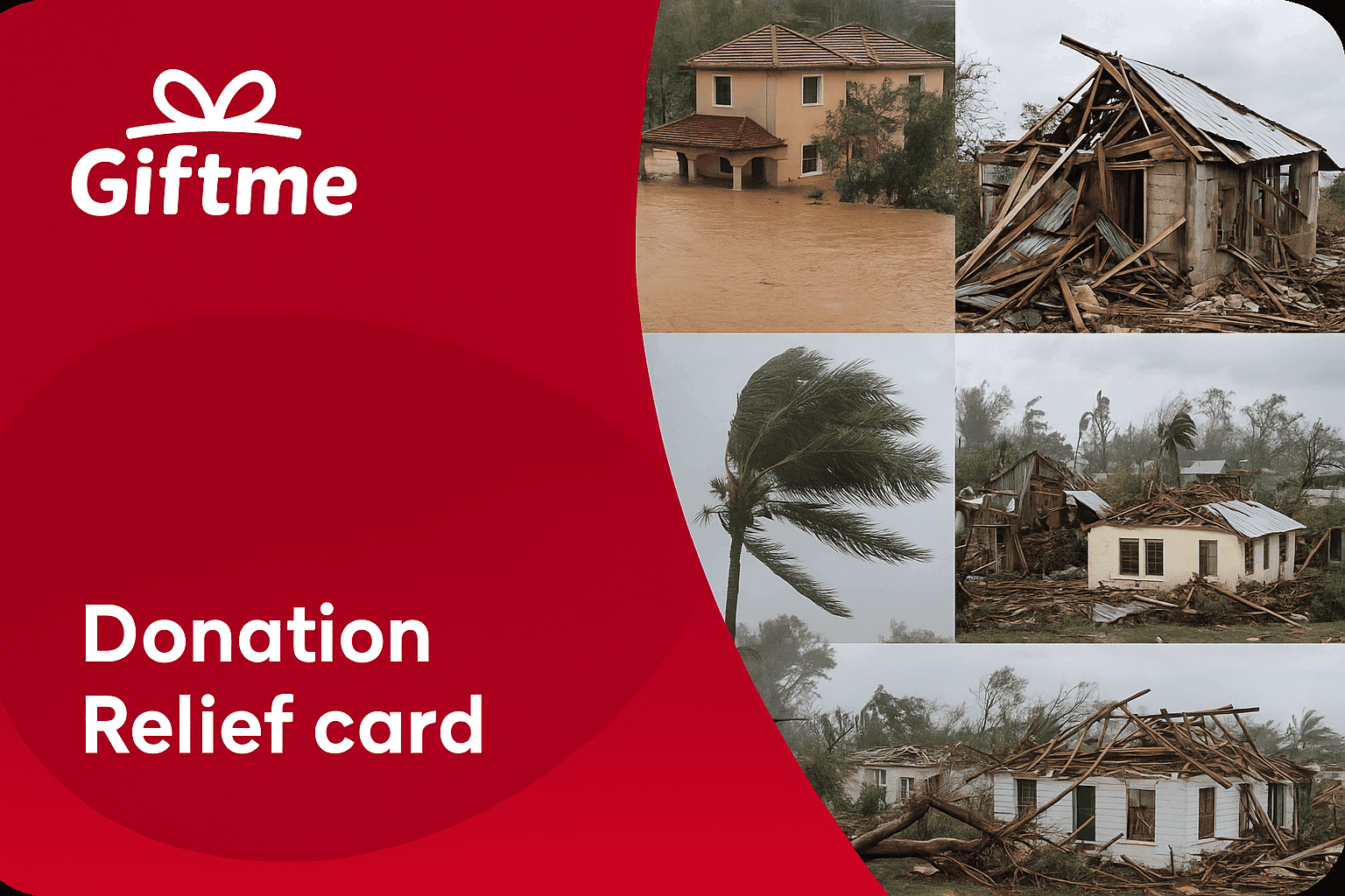 Giftme Hurrican Relief card
